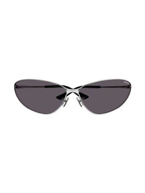 NEW BALENCIAGA SUNGLASSES BB0315S 004 UNISEX SILVER/GRAY EYEWEAR BALENCIAGA main image 4